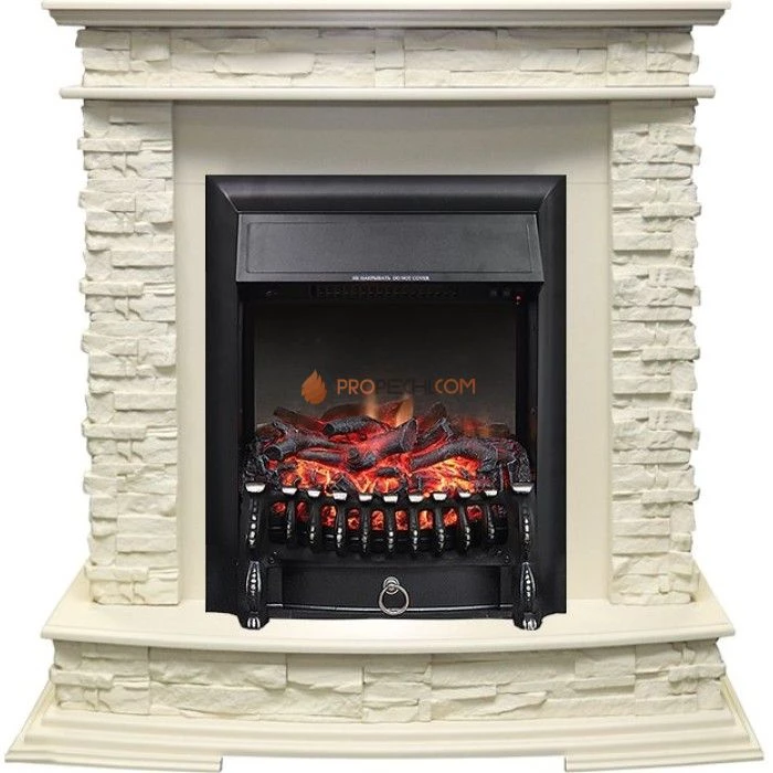 Каминокомплект Royal Flame Luzern - Слоновая кость с очагом Fobos FX Black
