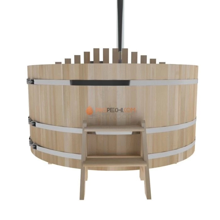 Фурако BentWood из кедра D=2.1 с внутренней печкой премиум