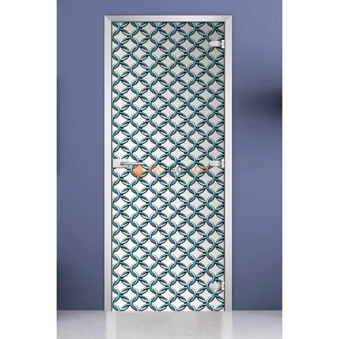 Стеклянная межкомнатная дверь DoorWood с фотопечатью Textures-05, 2000х800 мм