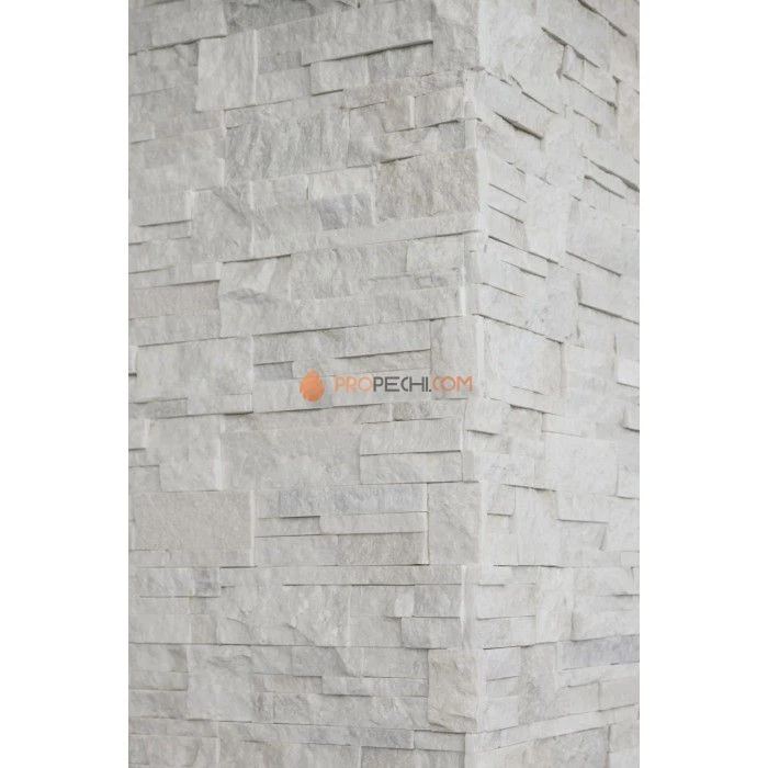 Панель Модерн Кварцит Белый (350х180мм) упак. (6шт/0,378м2)