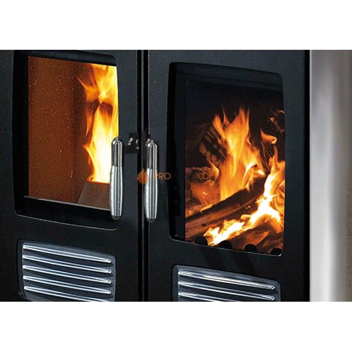 Отопительная печь Klover BI-FIRE (слоновая кость)