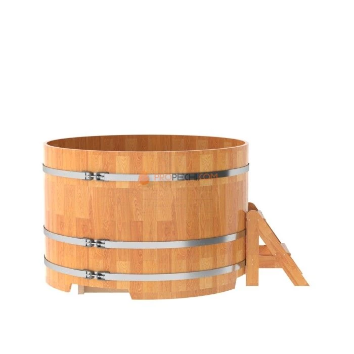 Купель BentWood круглая из сращенных ламелей натуральной лиственницы d=1,50