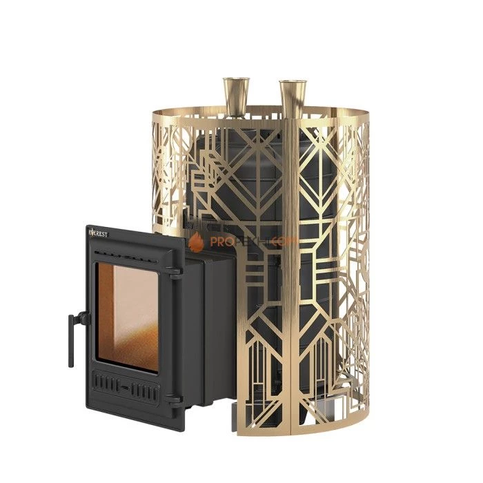 Чугунная печь для бани Эверест Steam Master GALAXY 30 (320) GOLD