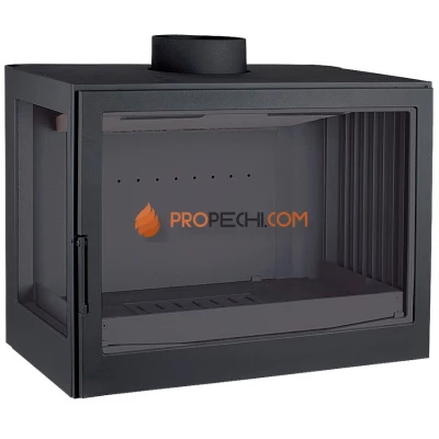 Каминная топка Liseo Castiron LCI 007 GFL Flat top стекло слева