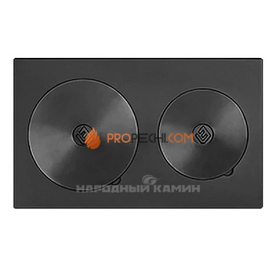 Везувий Плита двухконфорочная 3В 584х344 мм