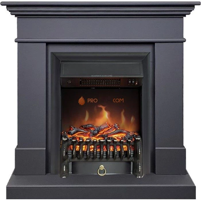 Каминокомплект Royal Flame California SFT (Разборный) - Серый графит с очагом Fobos FX Black