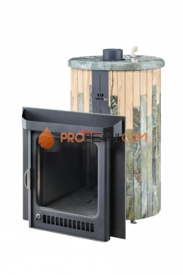 Банная печь Ферингер Малютка Жадеит + "Окаменевшее дерево"