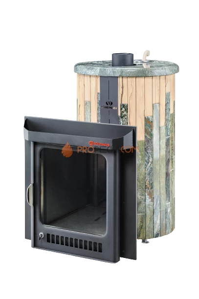 Банная печь Ферингер Малютка Жадеит + "Окаменевшее дерево"