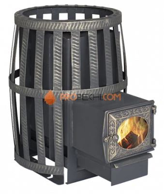 Банная печь Березка Корвет 15 (сетчатый кожух, ДТ-3 стекло)
