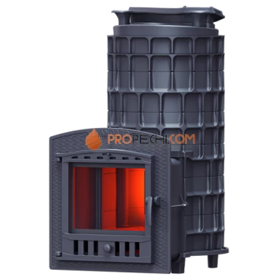 Чугунная печь для бани Гефест Авангард ЗК 40П2