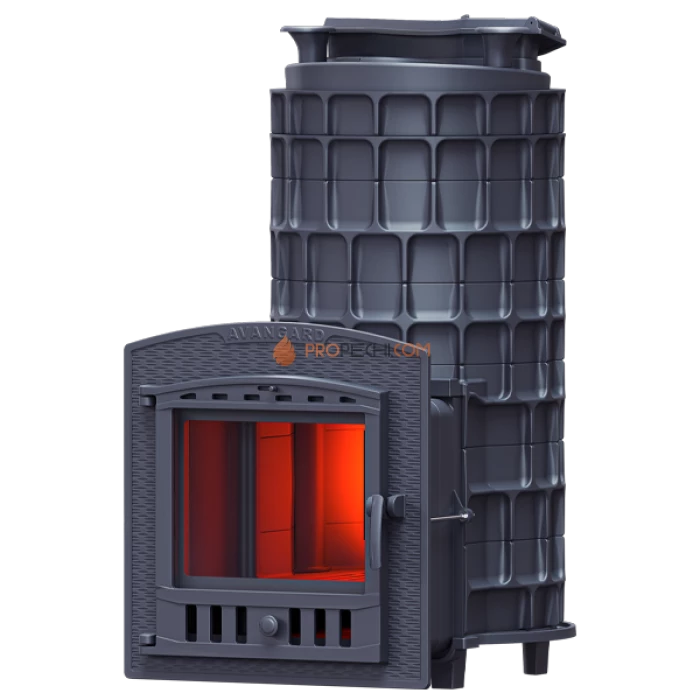 Чугунная печь для бани Гефест Авангард ЗК 40П2