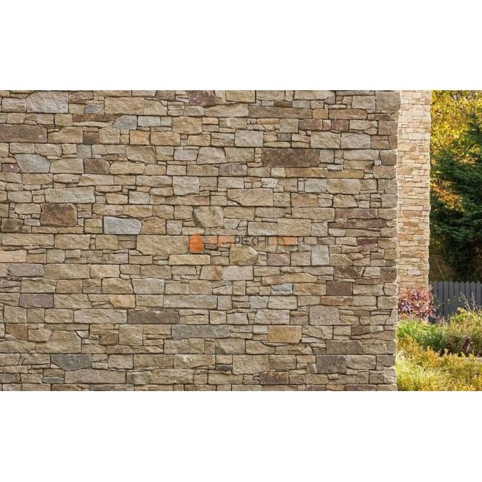 Панель из грубого камня Кварцит серо-коричневый (550х200мм) упак. (4шт/0,44м2)