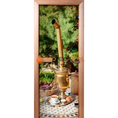 Дверь для бани DoorWood Фотопечать А078, 1800x800 мм