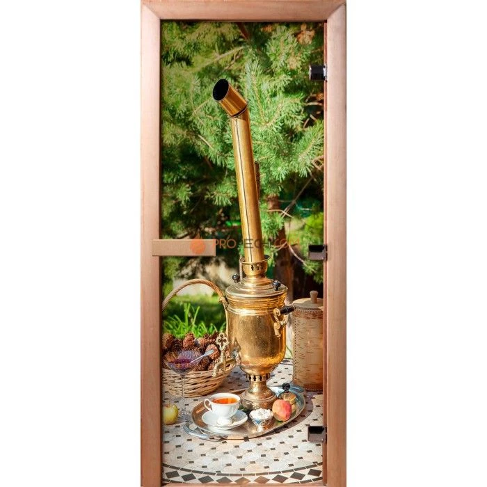 Дверь для бани DoorWood Фотопечать А078, 1800x800 мм