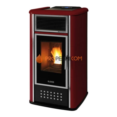 Отопительная печь Klover BELVEDERE 22 TOP (бордо)