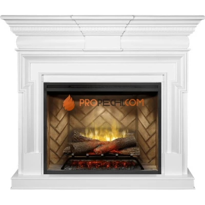 Каминокомплект Dimplex Torino - Белый с очагом Revillusion RBF30