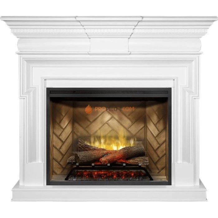 Каминокомплект Dimplex Torino - Белый с очагом Revillusion RBF30
