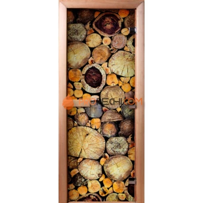 Дверь для бани DoorWood Фотопечать А047, 2000x700 мм