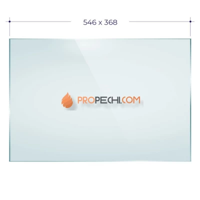 Стекло Эверест D10 (546x368) каминная топка