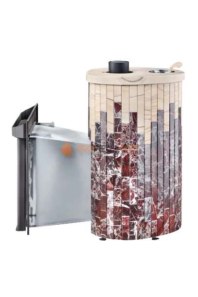 Банная печь Ферингер Макси ПФ Россо Леванте +"Окаменевшее дерево"