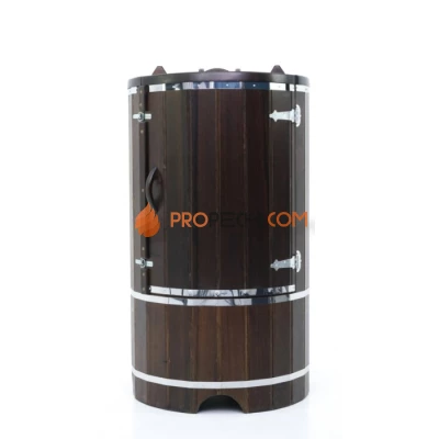 Фитобочка круглая НКЗ SMART из кедра, диаметр 78 см, высота 130 см / 25 мм