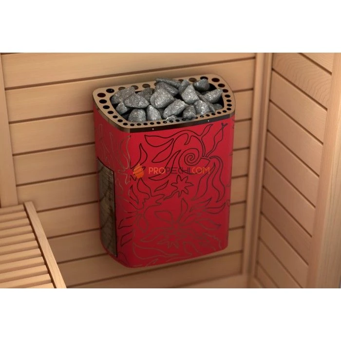 Электрическая печь SAWO Dragonfire Minidragon MN-36NB-DRF-P 3.6 кВт (со встроенным пультом)