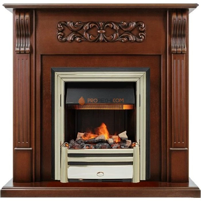 Каминокомплект Dimplex Venice - Махагон коричневый антик с очагом Cavendish