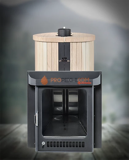 Банная печь Ферингер ПФ Оптима Окаменевшее дерево перенесенный рисунок