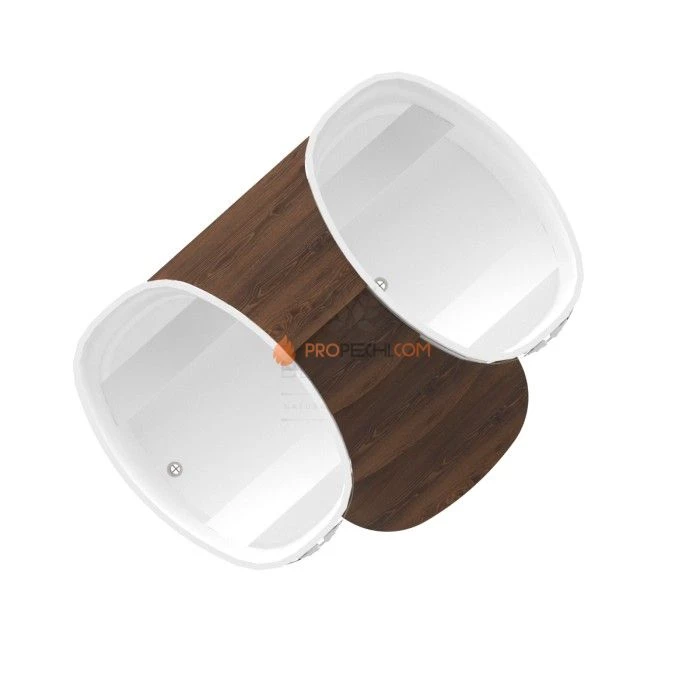 Подиум BentWood на 2 купели 0,76х1,16 из мореного дуба