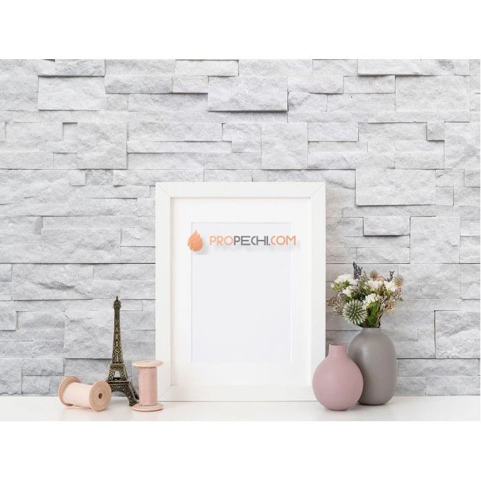 Панель Модерн Кварцит Белый (350х180мм) упак. (6шт/0,378м2)