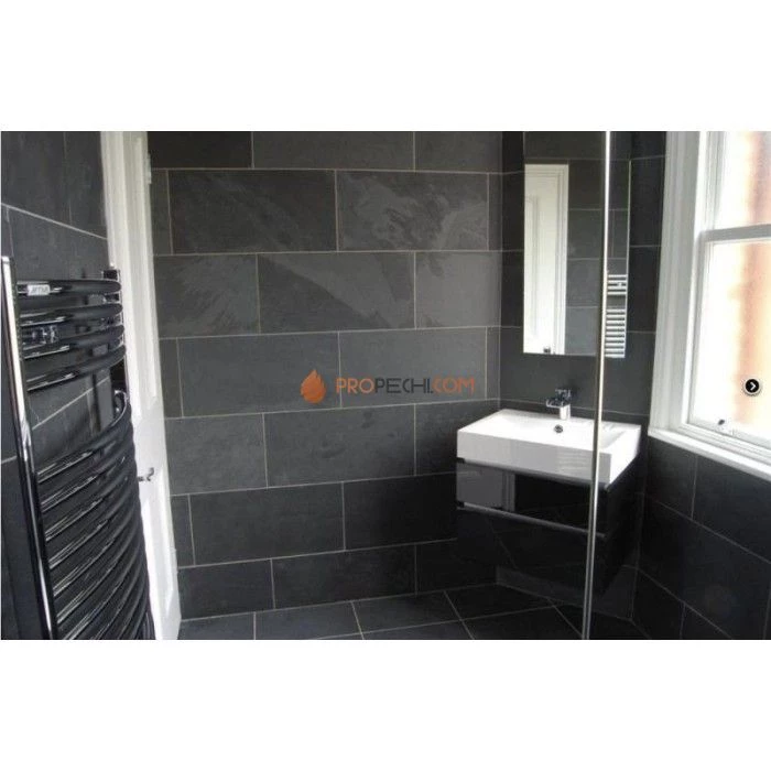 Панель Черный сланец натуральный скол (600х300мм) упак. (6шт/1,08м2)