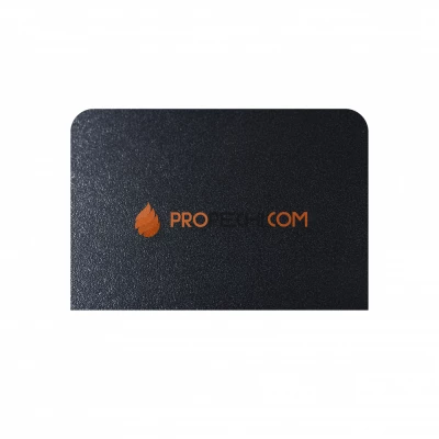 Лист притопочный стальной Ogner черный 400x600