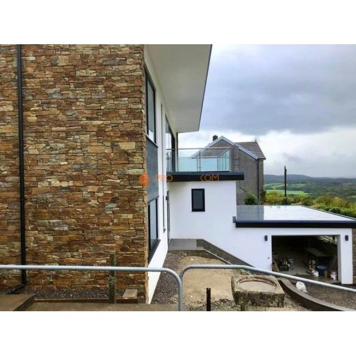 Наружный угол из грубого камня Кварцит Мультиколор (200+350х200мм) упак. (2шт/0,22м2)