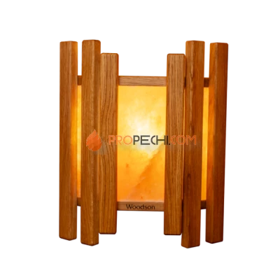 Абажур Woodson Trio с гималайской солью, дуб