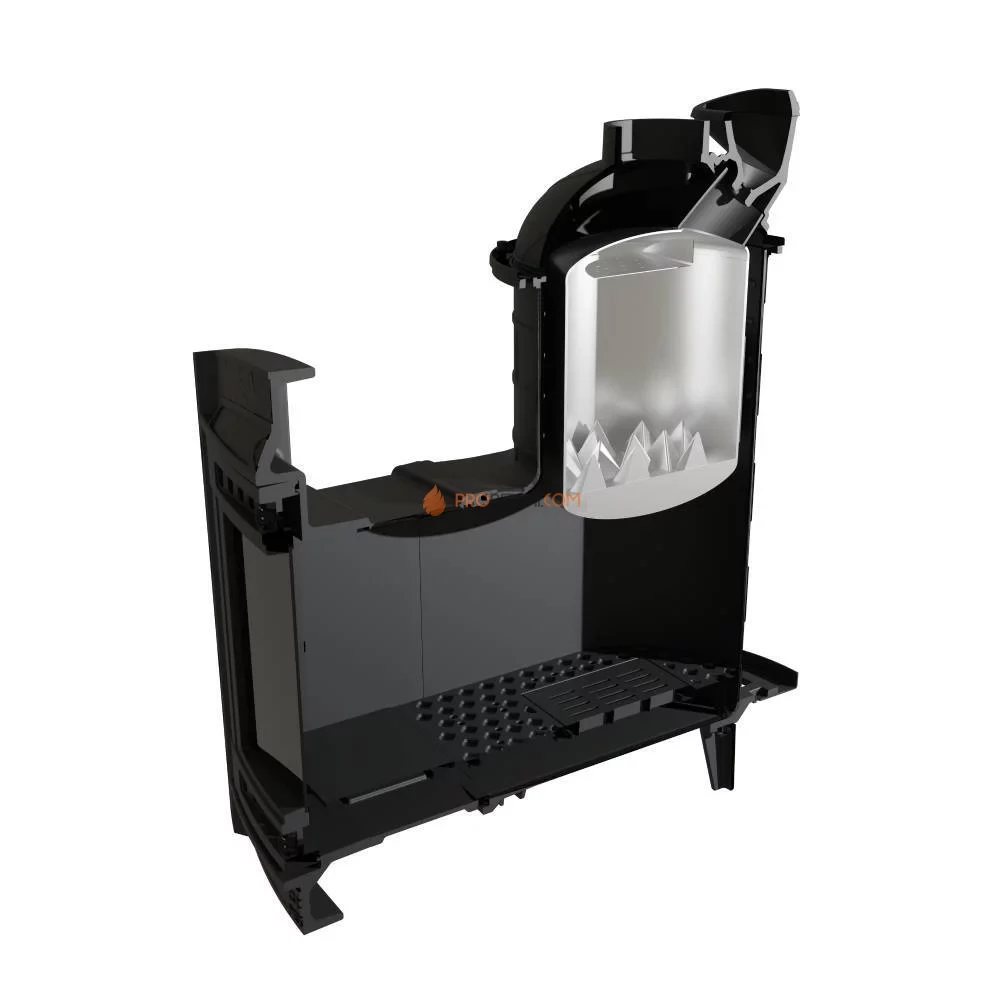 Печь банная «Атмосфера L» в ламелях «Окаменевшее дерево»