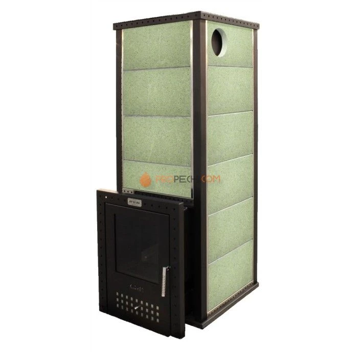Дровяная печь для бани Klover RT 50-RV ( Серпентинит 30 мм )
