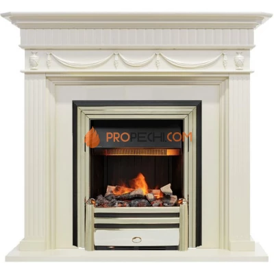 Каминокомплект Dimplex Corfu - Слоновая кость с очагом Cavendish