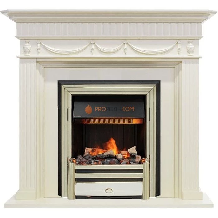 Каминокомплект Dimplex Corfu - Слоновая кость с очагом Cavendish