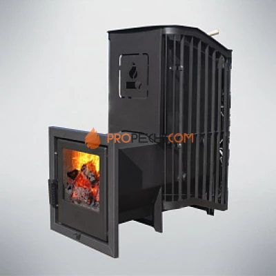 Дровяная печь для бани Варвара Терма Каменка Мини удлиненная