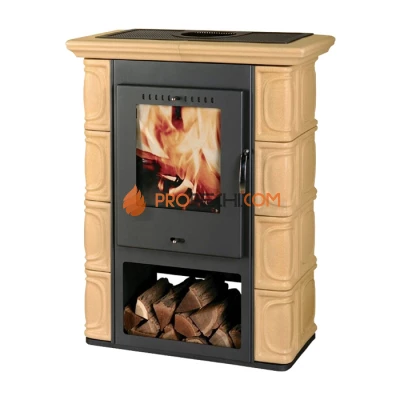 Печь-камин Thorma BORGHOLM Keramik, бежевая