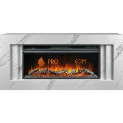 Каминокомплект Royal Flame Line 42 SFT White Marble - Белый мрамор с очагом Vision 42 LOG LED