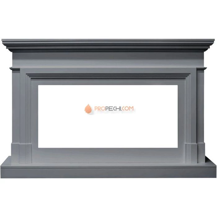 Каминокомплект Royal Flame Coventry - Серый (Ширина 1400 мм) с очагом Vision 42 LOG LED