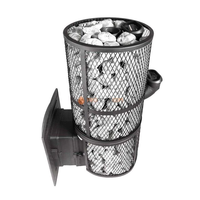 Чугунная печь для бани Атмосфера XXL Сетка нержавеющая