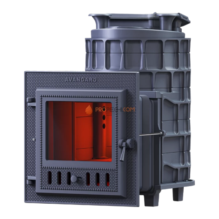 Чугунная печь для бани Гефест Авангард ЗК 24М