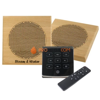 Комплект акустической системы SW 2 Black ECO Wood, квадрат (Встраиваемый)