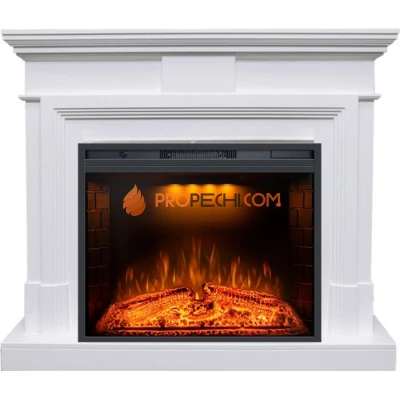 Каминокомплект Royal Flame Coventry - Белый с Электрическим очагом Royal Flame Emerald 28