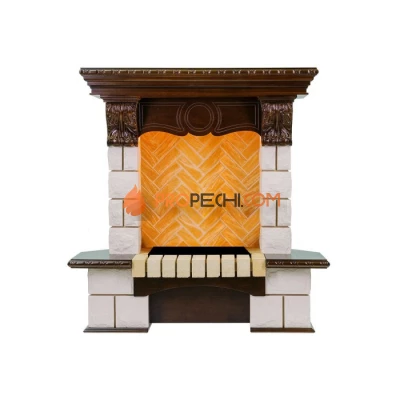 Портал Dimplex Pierre Luxe - Темный дуб / Шампань (Высота 975мм)