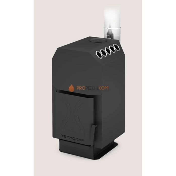 Отопительная печь Теплодар ТОП-модель-140 со стальной дверцей