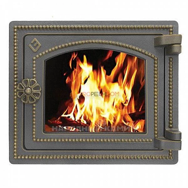 Везувий Дверка печная ДТ-3С (бронза) 210x250 мм