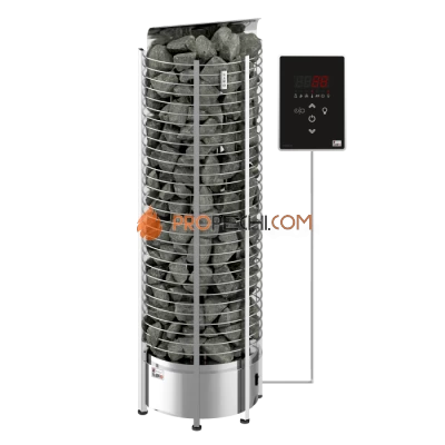 Электрическая печь SAWO TOWER TH5-90Ni2-WL-P 9 кВт (встроенный блок мощности, пульт покупается отдельно)